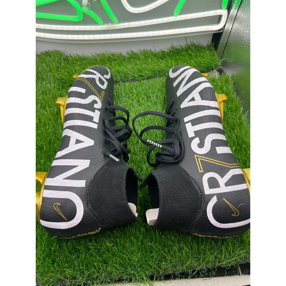 Nike Mercurial Superfly 6 Elite CR7 SE Black Gold Soccer Cleats Mens 7 05/2019‎